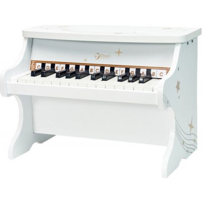 Classic World dětské piano bílé – Zboží Mobilmania