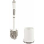 Ruhhy 25881 Silikonový kartáč na WC bílý – Zboží Mobilmania