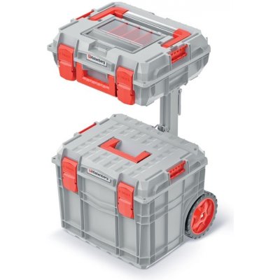 Kistenberg S Block Set Box na nářadí s kolečky 45 x 38 x 54,5 cm PRO/ALU LOG šedý KXCS454055-4C