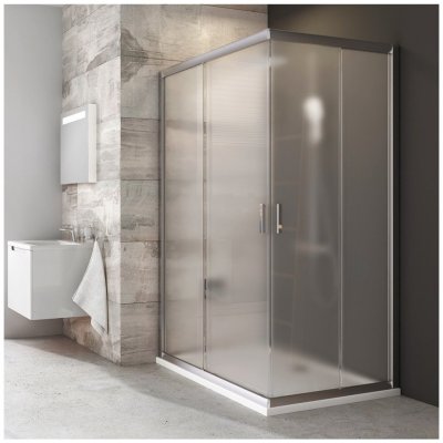 Ravak Sprchový kout Blix BLRV2K BLRV2K-120 satin+Grape – Zboží Dáma