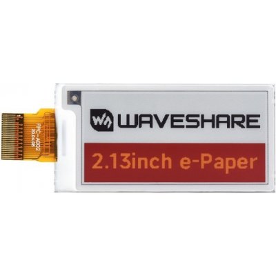 Waveshare 2,13" e-Paper displej (G), bez desky, 250 × 122, čtyřbarevný – Zboží Živě