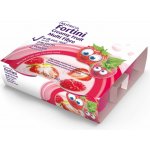 FORTINI CREAMY FRUIT MULTI FIBRE ČERVENÉ OVOCE POR SOL 4X100G – Hledejceny.cz