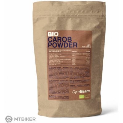 GymBeam BIO karobový prášek 200 g – Hledejceny.cz