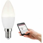 Paulmann 50125 LED Smart Home Zigbee svíčka 5W teplá bílá stmívatelná matná 400lm E14 – Hledejceny.cz