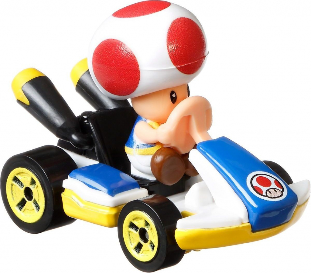 Mattel Hot Weels Mario Kart angličák Toad