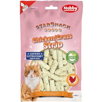Nobby StarSnack Cat Kuře s kočičí trávou sušené mrazem 60 g – Hledejceny.cz