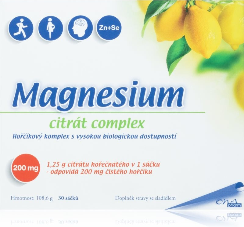OnaPharm Magnesium Citrát 30 sáčků od 147 Kč - Heureka.cz