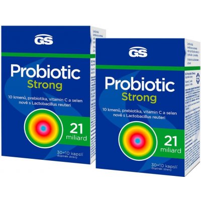 GS Probiotic Strong 2 x 30+10 kapslí – Hledejceny.cz