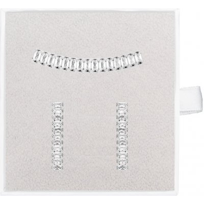 Franco Bene Stříbrný Set Crystal náhrdelník a náušnice bílý 2255 – Sleviste.cz