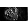 Ručník Sablio Ručník s potiskem Černobílý tygr 70 x 140 cm
