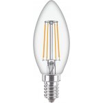 Philips LED žárovka FILAMENT Classic E14 4,3W 2700K 230V B35 CL P347267 – Hledejceny.cz