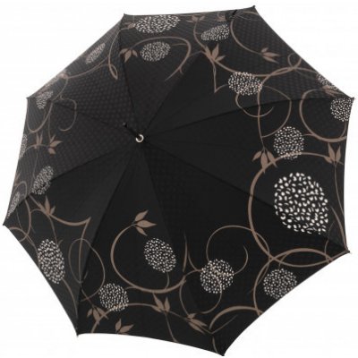 Doppler Elegance Boheme Flori dámský luxusní deštník s potiskem černý – Zboží Mobilmania