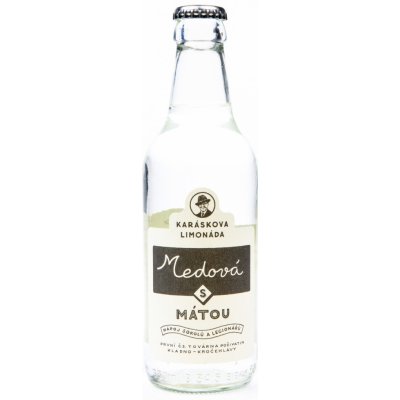 Karáskova limonáda medová s mátou 330 ml – Zboží Dáma