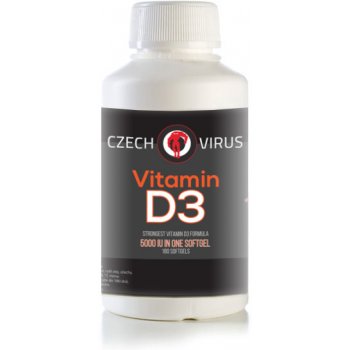 Czech Virus Vitamin D3 180 kapslí