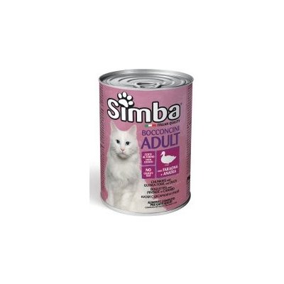 SIMBA Cat Perličky Kachna kousky 24 x 415 g