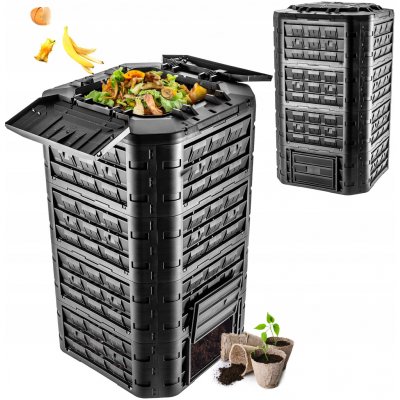 Kadax 1 komorový 1250 l černý – Sleviste.cz