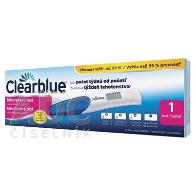 Clearblue Digital těhotenská test s indikátorem týdne 1 ks – Zbozi.Blesk.cz
