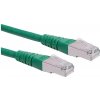 síťový kabel Roline 21.15.1403 S/FTP patch, kat. 6, 20m, zelený