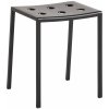 Zahradní židle a křeslo HAY Zahradní stolička Balcony Stool, Anthracite