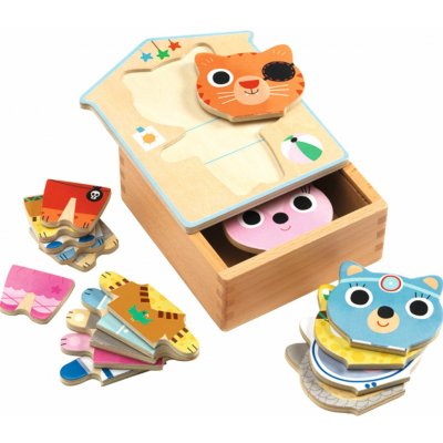 Djeco Puzzle Veselé kočičky – Sleviste.cz