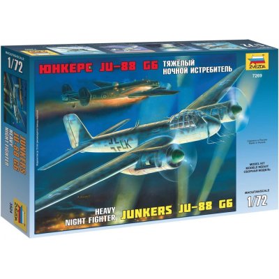 Zvezda Junkers JU 88 G6 1:72 – Zboží Mobilmania