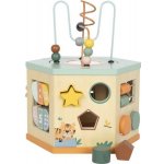 small foot Motorická kostka se 7 hracími plochami Safari – Sleviste.cz