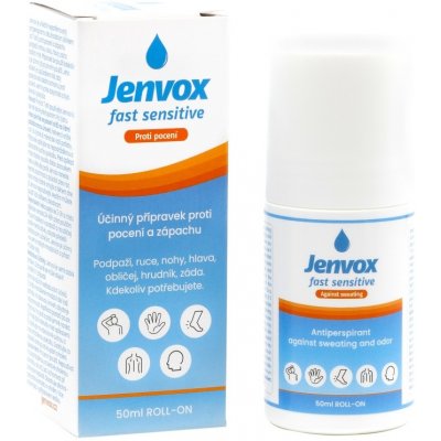 Jenvox Fast Sensitive antiperspirant proti pocení a zápachu