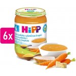 HiPP BIO Kuřecí polévka s pšeničnou krupicí 6 x 190 g – Zbozi.Blesk.cz