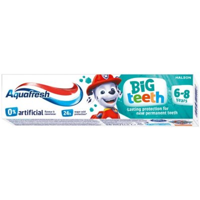 Aquafresh Big Teeth 6-8 let Psi Patrol 50 ml – Hledejceny.cz