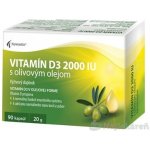 Noventis Vitamin D3 2000 IU s olivovým olejem 90 kapslí – Hledejceny.cz