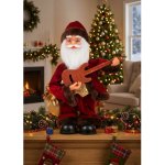 MagicHome Vánoční dekorace Santa s kytarou 3xAAA 35 cm hrající – Hledejceny.cz
