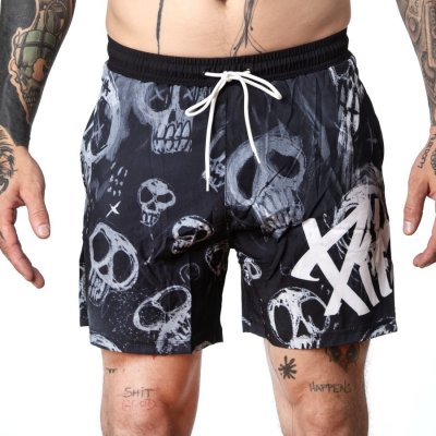 Pitcha Skull boardshort black – Zbozi.Blesk.cz