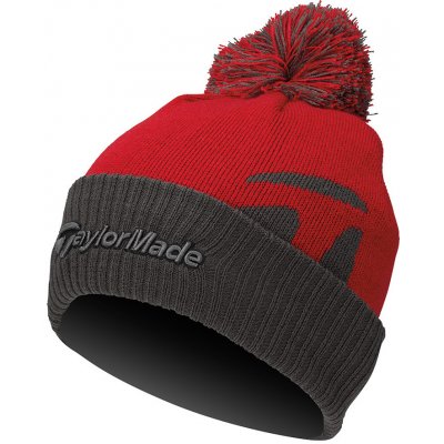 Taylor Made Bobble Beanie Kulich red – Sleviste.cz