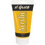 El Greco akrylová barva zlatá 150 ml – Zboží Dáma