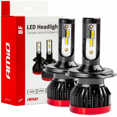 SMD LED Headlight žárovky H4 6000 K / 3100 LM - BF series - Amio – Hledejceny.cz