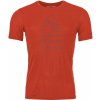 Pánské sportovní tričko Ortovox 150 cool Mtn Protector T-shirt Men's Cengia Rossa