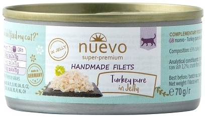 Nuevo Cat Handmade Turkey in Jelly 70 g