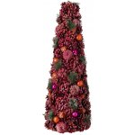 Růžový vánoční stromek se šiškami Pinecone – 26*26*70 cm - J-Line by Jolipa – Hledejceny.cz