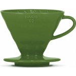Hario keramický dripper V60-02 Tmavě zelená – Sleviste.cz