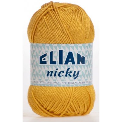 VSV Pletací příze Elian Nicky 6686 - žlutá – Zboží Dáma