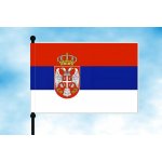 LIBEA, s.r.o. Srbsko stolní vlaječka Uchycení: Dutinka (pro nasunutí) – Hledejceny.cz