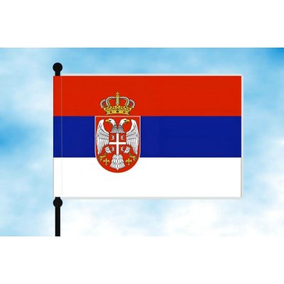 LIBEA, s.r.o. Srbsko stolní vlaječka Uchycení: Dutinka (pro nasunutí) – Hledejceny.cz