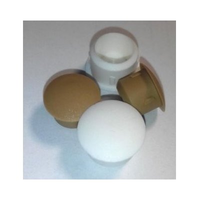 Záslepka 12/14mm - BÍLÁ / balení 100 ks – Zboží Mobilmania