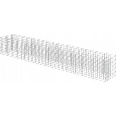 Gabionový květináč Ocel Pozinkovaná 360x50x50 cm Stříbrná – Hledejceny.cz