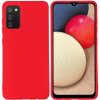 Pouzdro a kryt na mobilní telefon Pouzdro Jelly Case Samsung A02s - Silicone - červené