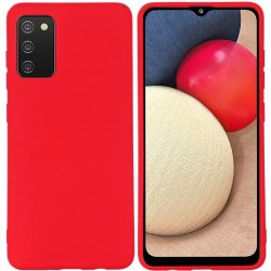 Pouzdro Jelly Case Samsung A02s - Silicone - červené