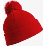 Blingstar čepice beanie s bambulí červená – Hledejceny.cz
