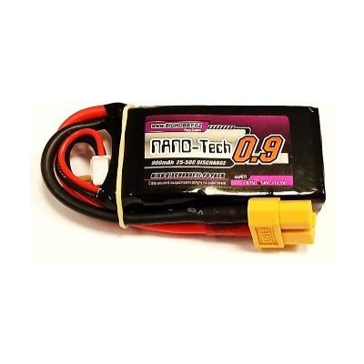 Bighobby Li-pol baterie 900mAh 2S 25C 50C XT60 -NANO Tech – Zboží Dáma