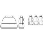 Autopotah Automega OPEL VIVARO, 6 míst, 1+2+1+1+1, 2001-2014, šedo černé – Sleviste.cz