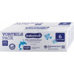 Babylove vlhčené ubrousky s obsahem 99 % vody 6x80 ks 480 ks – Hledejceny.cz